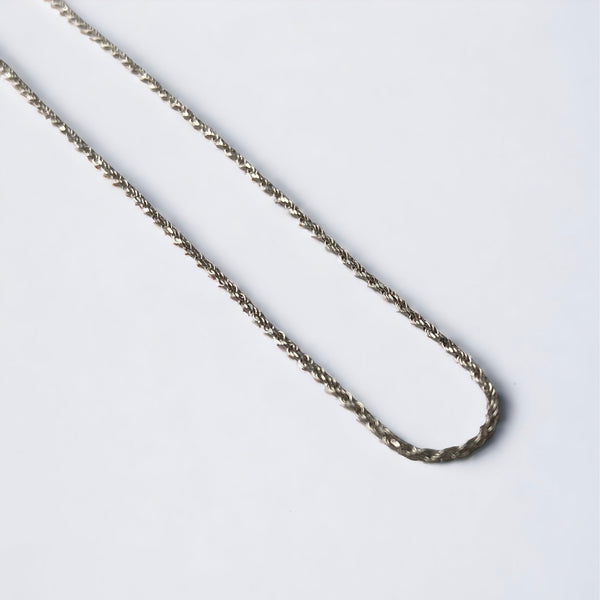 1mm Sterling Silver Rope Chain Rope Chain