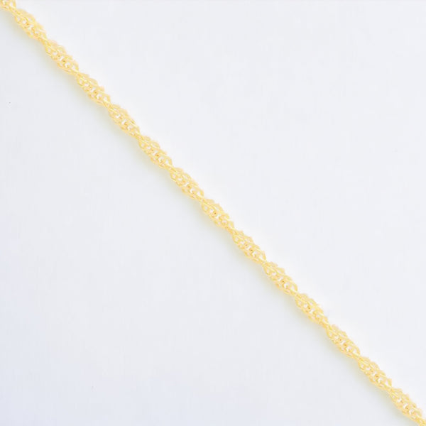 2.2mm 9ct Solid Gold Singapore Chain | 16" - 20"