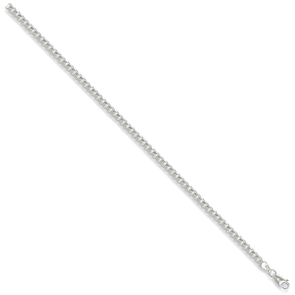 3.6mm 925 Sterling Silver Curb Chain