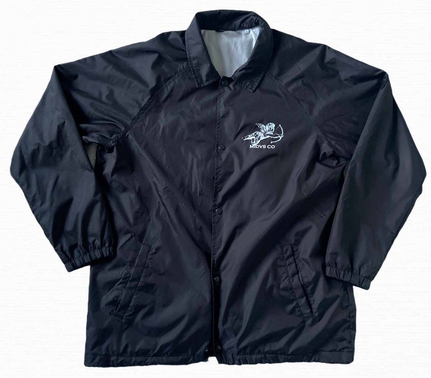 The Angels Coach Jacket- Black / White