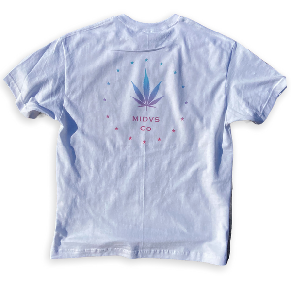 Midas Co 420 faded T-shirt - white