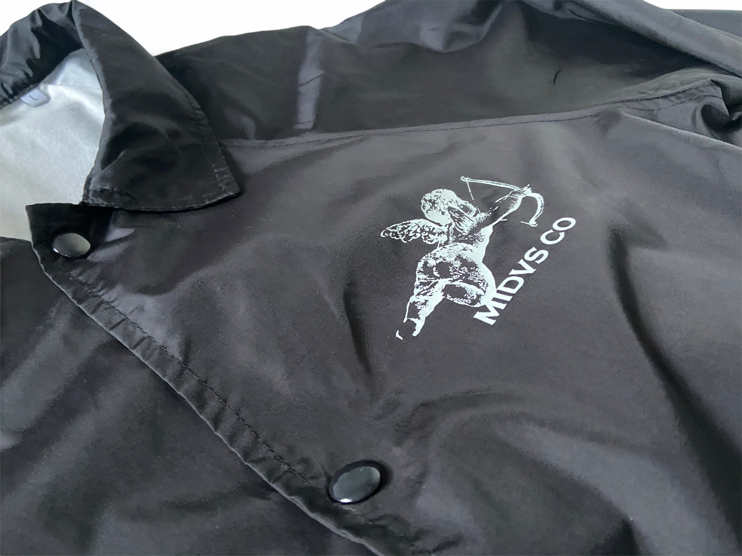 The Angels Coach Jacket- Black / White