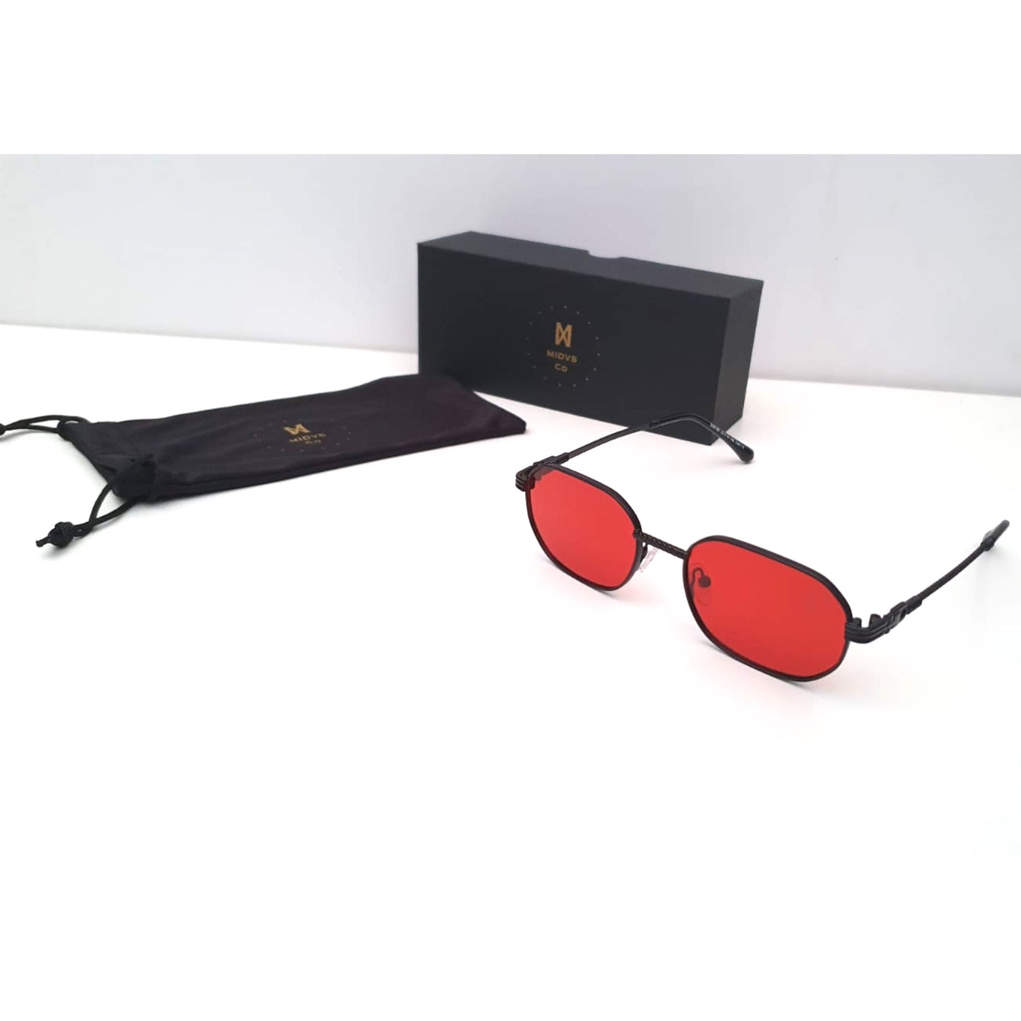 Knox Shades Black / Red