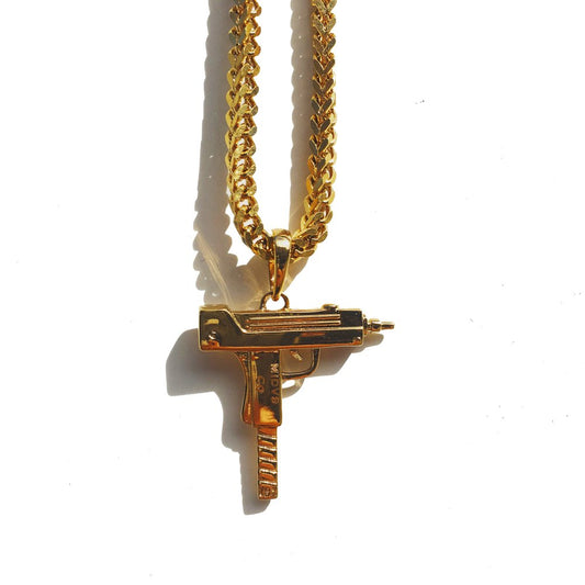 The 'Uzi' Micro Pendant - Gold